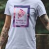 camiseta manga curta masculina conceito prisma icone retangular