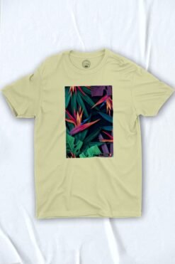 camiseta conceito prisma manga curta casual estampa floral 2