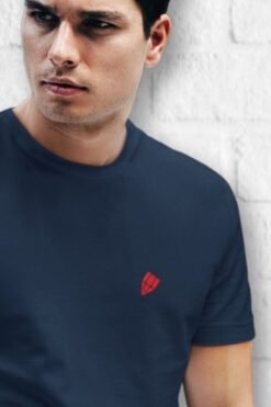 camiseta de algodao pima conceito prisma marinho det 1.1