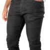 calca jeans slim black com elastano five pockets conceito prisma det 3